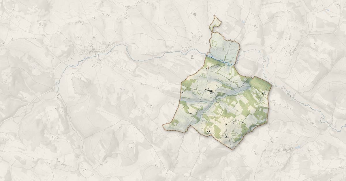 Portrait cartographique de Cazeneuve-Montaut : relief, eau, forêts, bâti et voies, calculés à partir des données de l'IGN