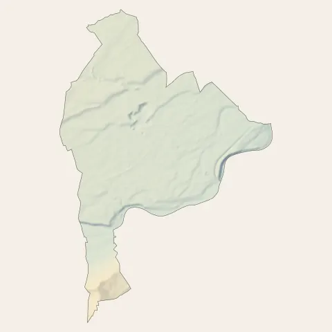 Cazères : relief