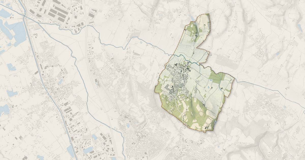 Portrait cartographique de Cépet : relief, eau, forêts, bâti et voies, calculés à partir des données de l'IGN