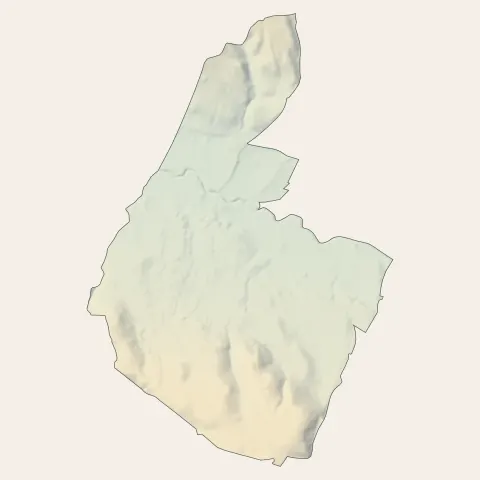 Cépet : relief