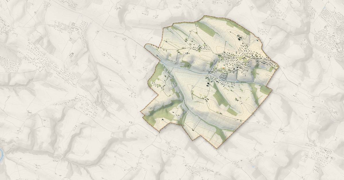 Portrait cartographique de Corronsac : relief, eau, forêts, bâti et voies, calculés à partir des données de l'IGN