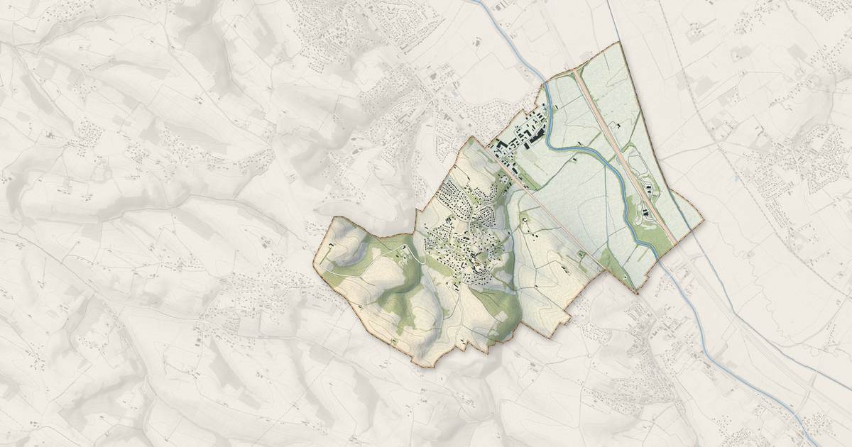 Portrait cartographique de Deyme : relief, eau, forêts, bâti et voies, calculés à partir des données de l'IGN