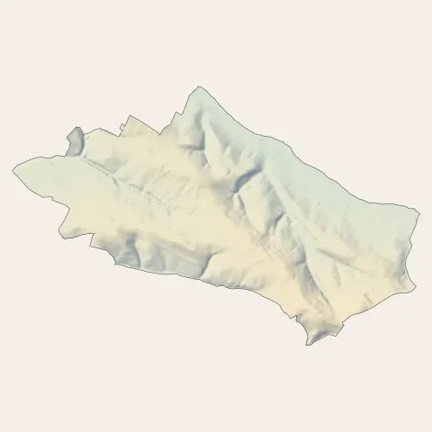 Flourens : relief