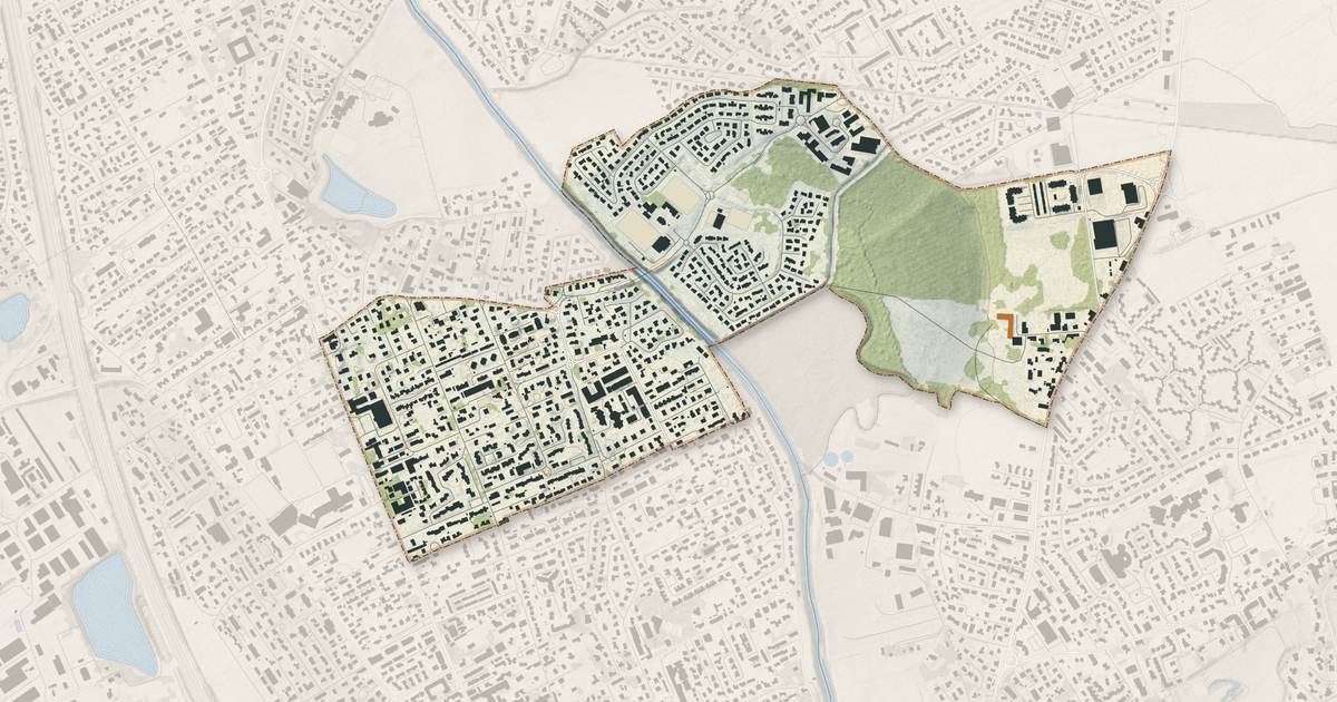 Portrait cartographique de Fonbeauzard : relief, eau, forêts, bâti et voies, calculés à partir des données de l'IGN