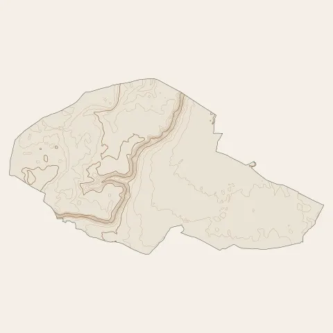 Fonsorbes : courbes de niveau