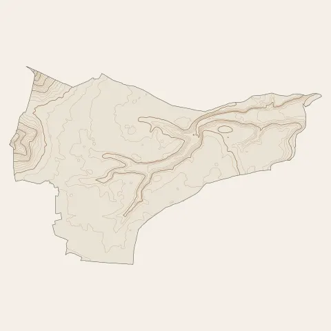 Fontenilles : courbes de niveau