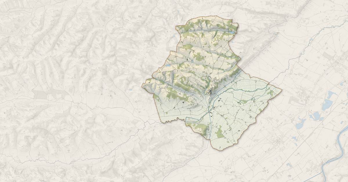 Portrait cartographique de Le Fousseret : relief, eau, forêts, bâti et voies, calculés à partir des données de l'IGN