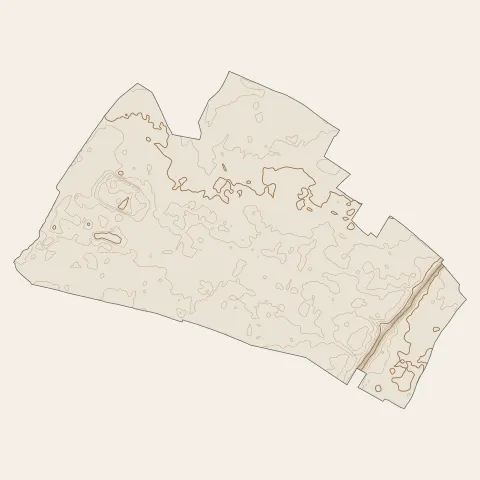 Frouzins : courbes de niveau