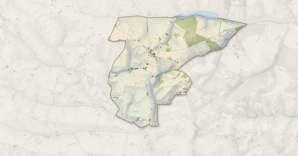 Portrait cartographique de Garac : relief, eau, forêts, bâti et voies, calculés à partir des données de l'IGN