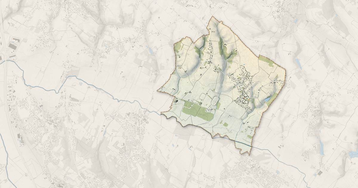 Portrait cartographique de Gargas : relief, eau, forêts, bâti et voies, calculés à partir des données de l'IGN