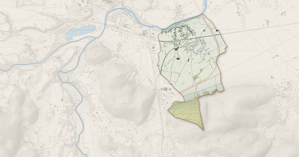 Portrait cartographique de Huos : relief, eau, forêts, bâti et voies, calculés à partir des données de l'IGN