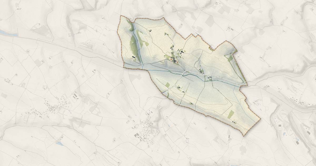Portrait cartographique de Juzes : relief, eau, forêts, bâti et voies, calculés à partir des données de l'IGN