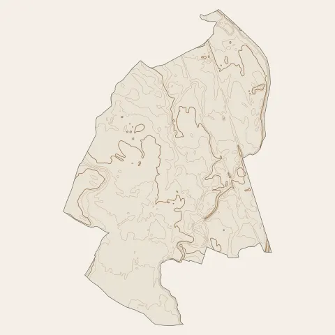 Labarthe-sur-Lèze : courbes de niveau