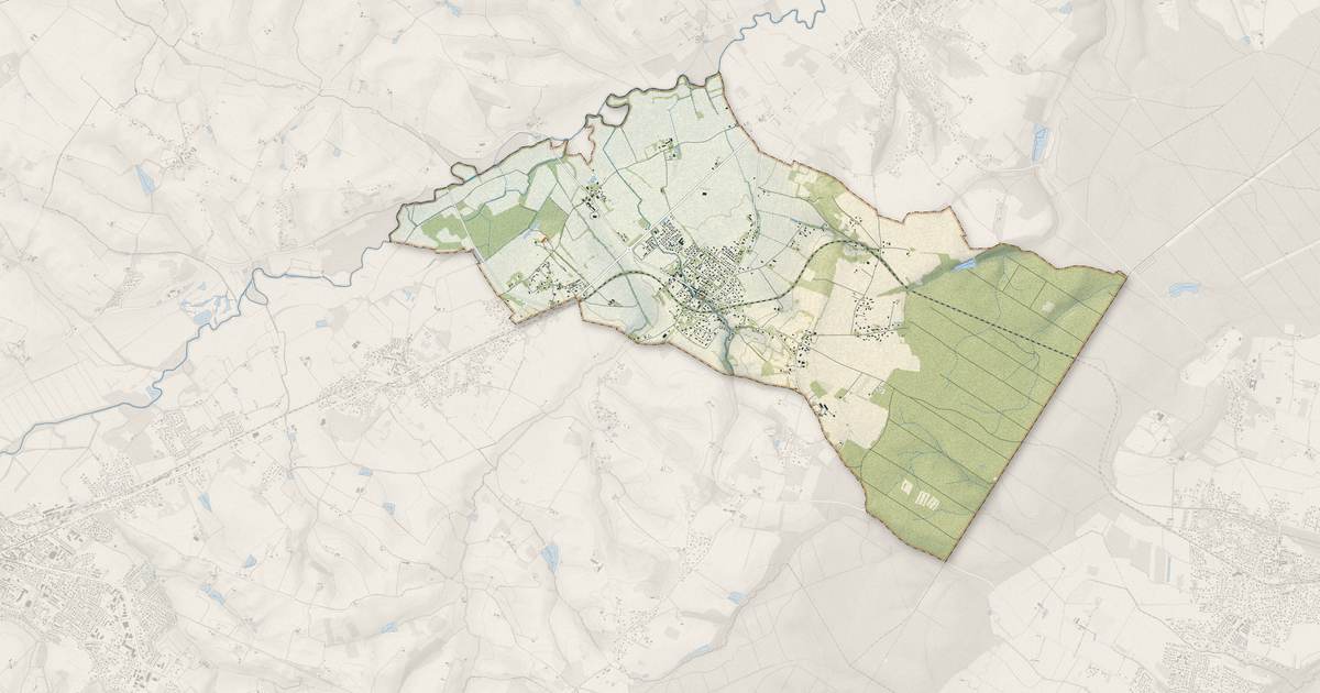 Portrait cartographique de Lasserre-Pradère : relief, eau, forêts, bâti et voies, calculés à partir des données de l'IGN