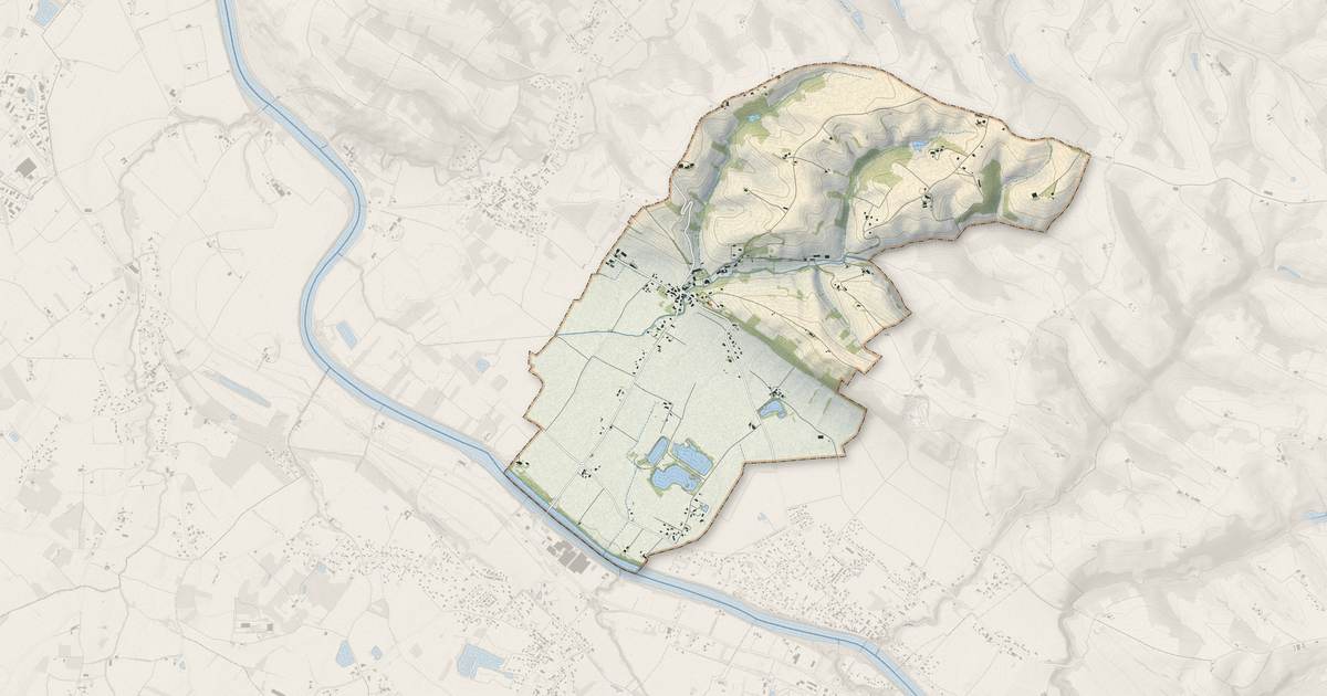Portrait cartographique de Layrac-sur-Tarn : relief, eau, forêts, bâti et voies, calculés à partir des données de l'IGN