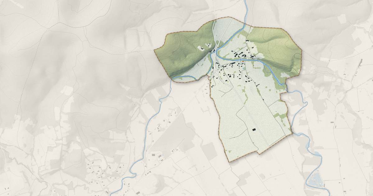 Portrait cartographique de Lespiteau : relief, eau, forêts, bâti et voies, calculés à partir des données de l'IGN