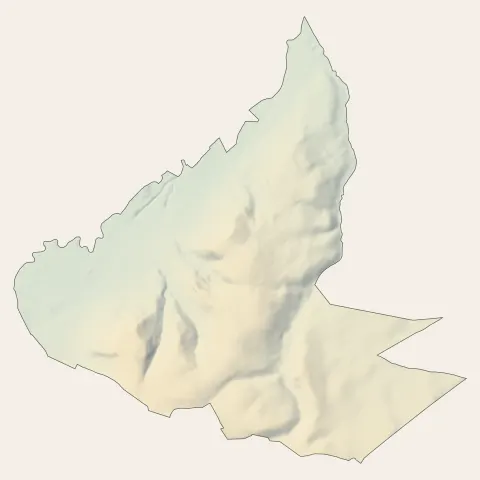 Lévignac : relief