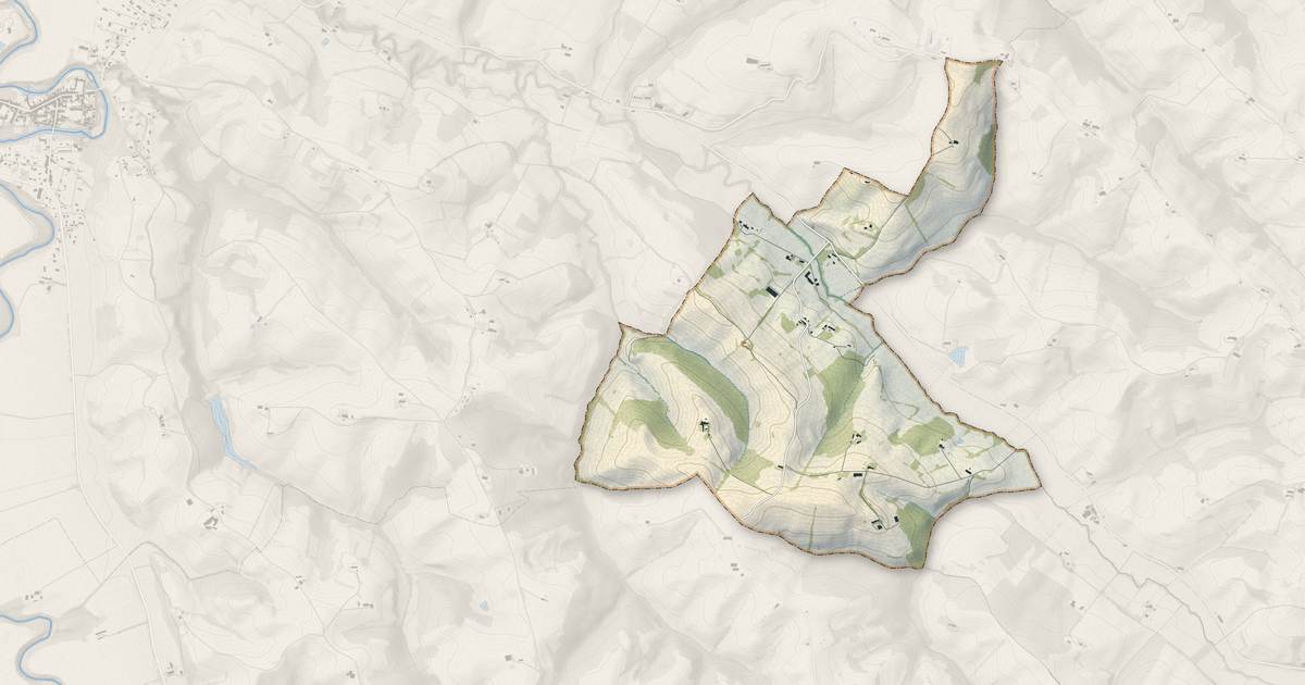 Portrait cartographique de Mailholas : relief, eau, forêts, bâti et voies, calculés à partir des données de l'IGN