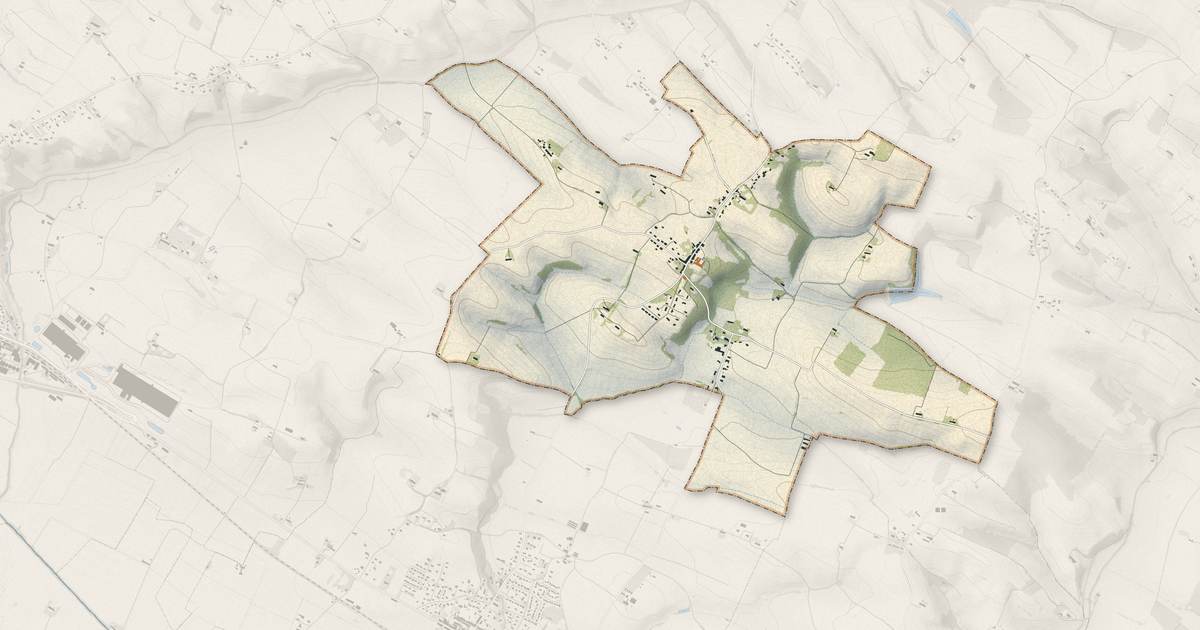 Portrait cartographique de Mauremont : relief, eau, forêts, bâti et voies, calculés à partir des données de l'IGN
