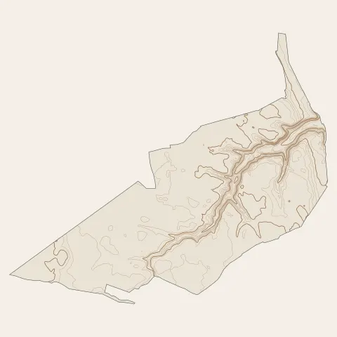 Mondonville : courbes de niveau