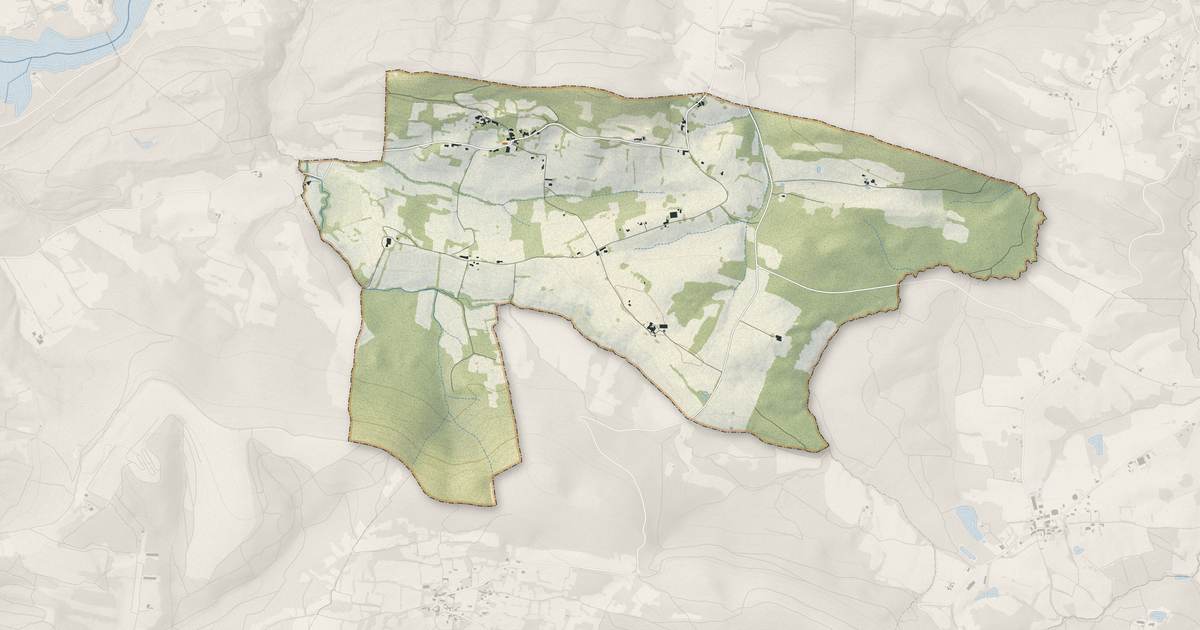 Portrait cartographique de Montclar-de-Comminges : relief, eau, forêts, bâti et voies, calculés à partir des données de l'IGN
