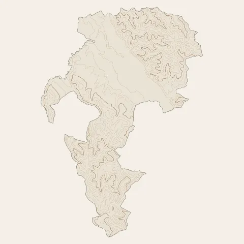 Montesquieu-Volvestre : courbes de niveau