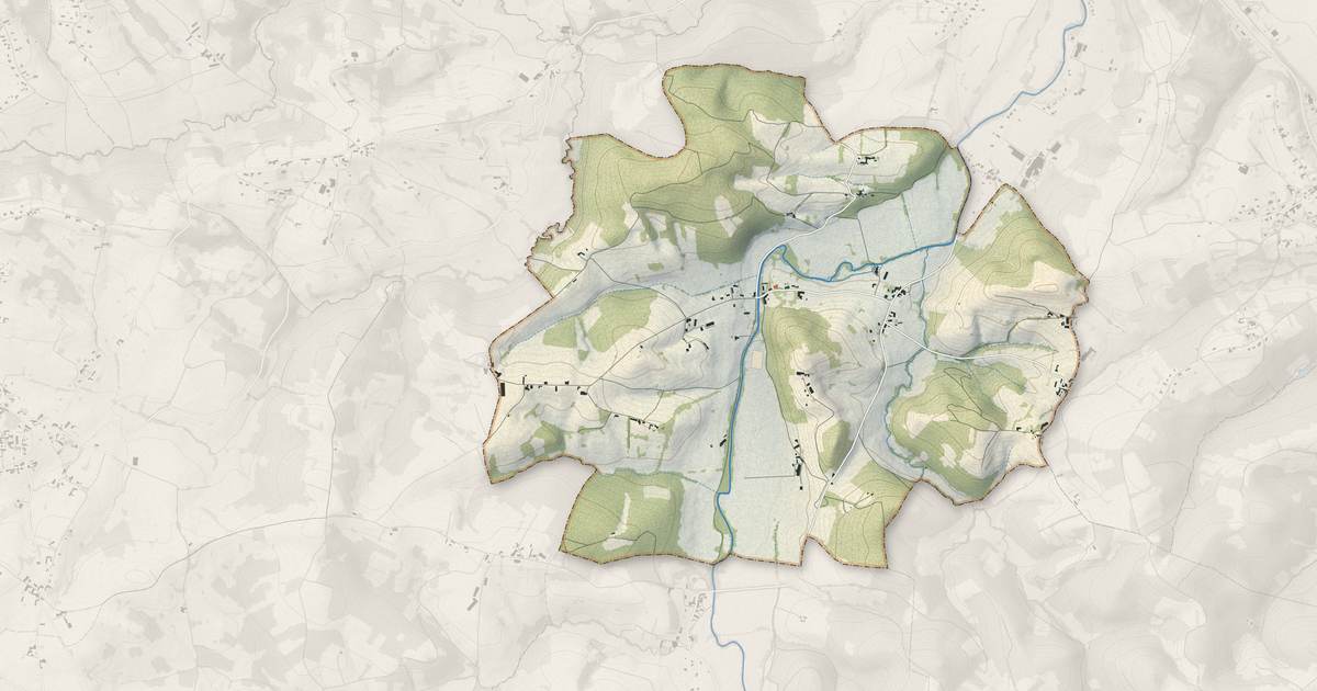 Portrait cartographique de Montgaillard-de-Salies : relief, eau, forêts, bâti et voies, calculés à partir des données de l'IGN