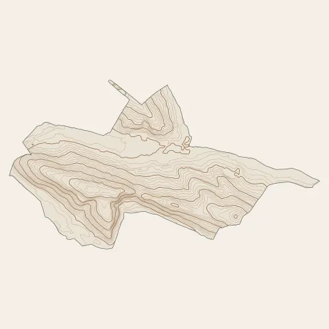 Montrabé : courbes de niveau