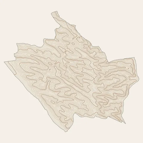 Nailloux : courbes de niveau