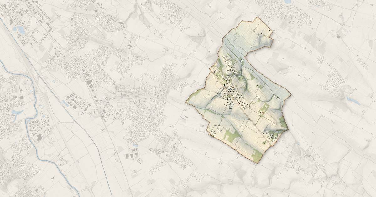Portrait cartographique de Odars : relief, eau, forêts, bâti et voies, calculés à partir des données de l'IGN