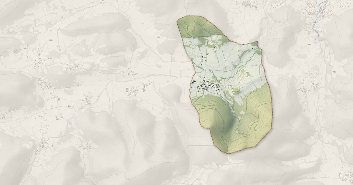 Portrait cartographique de Payssous : relief, eau, forêts, bâti et voies, calculés à partir des données de l'IGN