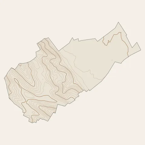 Péchabou : courbes de niveau