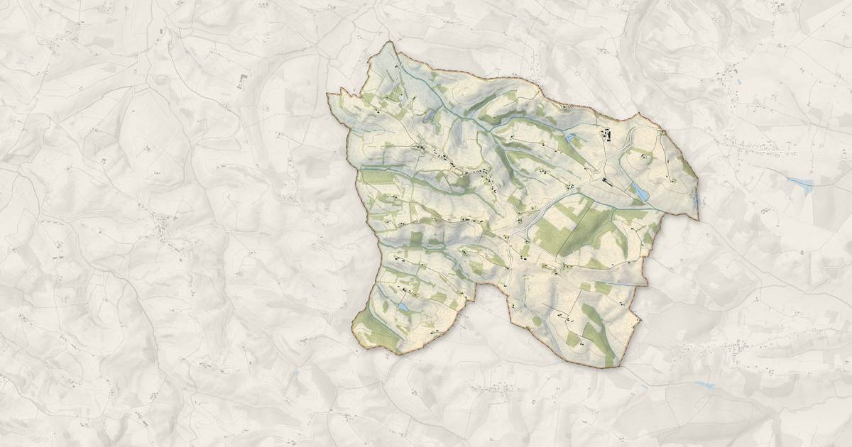 Portrait cartographique de Le Pin-Murelet : relief, eau, forêts, bâti et voies, calculés à partir des données de l'IGN