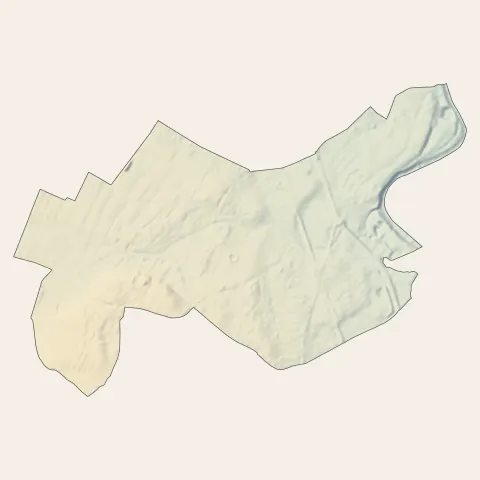 Pins-Justaret : relief