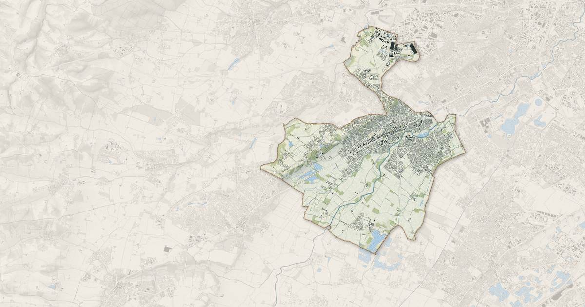 Portrait cartographique de Plaisance-du-Touch : relief, eau, forêts, bâti et voies, calculés à partir des données de l'IGN