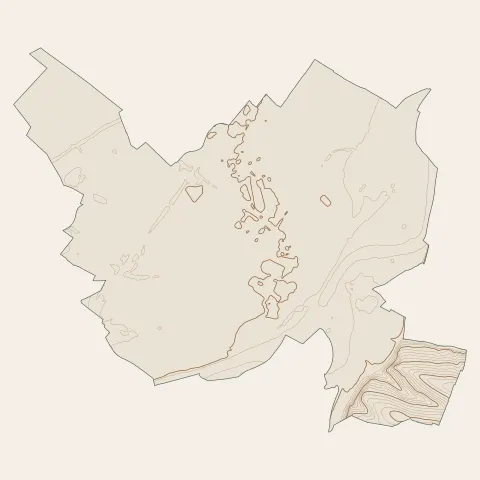 Portet-sur-Garonne : courbes de niveau