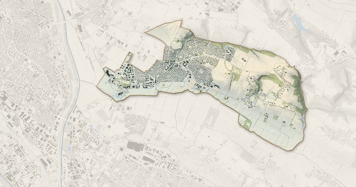 Portrait cartographique de Quint-Fonsegrives : relief, eau, forêts, bâti et voies, calculés à partir des données de l'IGN