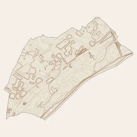 Roques : courbes de niveau