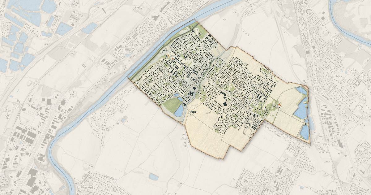 Portrait cartographique de Roquettes : relief, eau, forêts, bâti et voies, calculés à partir des données de l'IGN