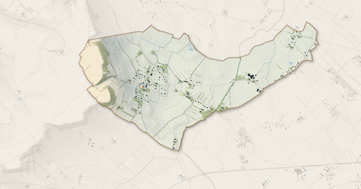 Portrait cartographique de Roumens : relief, eau, forêts, bâti et voies, calculés à partir des données de l'IGN