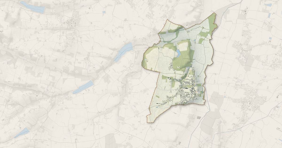 Portrait cartographique de Saint-Clar-de-Rivière : relief, eau, forêts, bâti et voies, calculés à partir des données de l'IGN