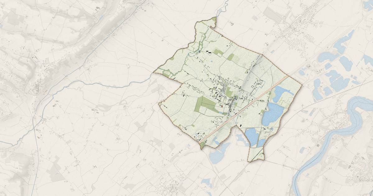 Portrait cartographique de Saint-Élix-le-Château : relief, eau, forêts, bâti et voies, calculés à partir des données de l'IGN