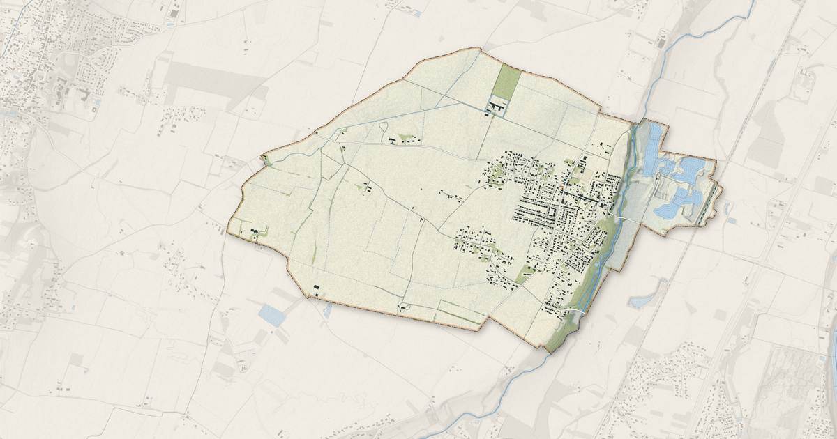 Portrait cartographique de Saint-Hilaire : relief, eau, forêts, bâti et voies, calculés à partir des données de l'IGN