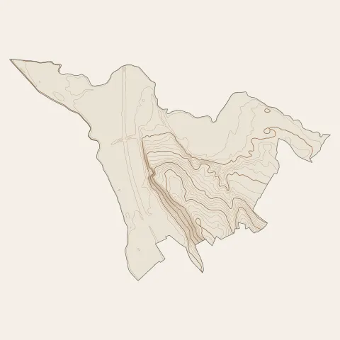 Saint-Sauveur : courbes de niveau