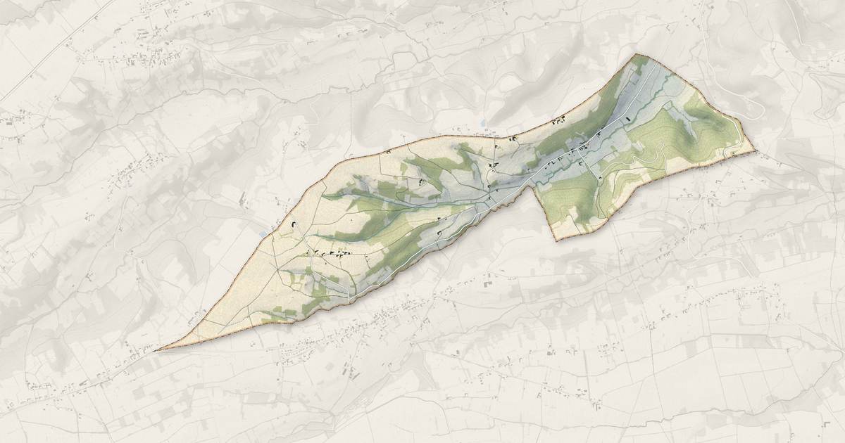 Portrait cartographique de Sédeilhac : relief, eau, forêts, bâti et voies, calculés à partir des données de l'IGN