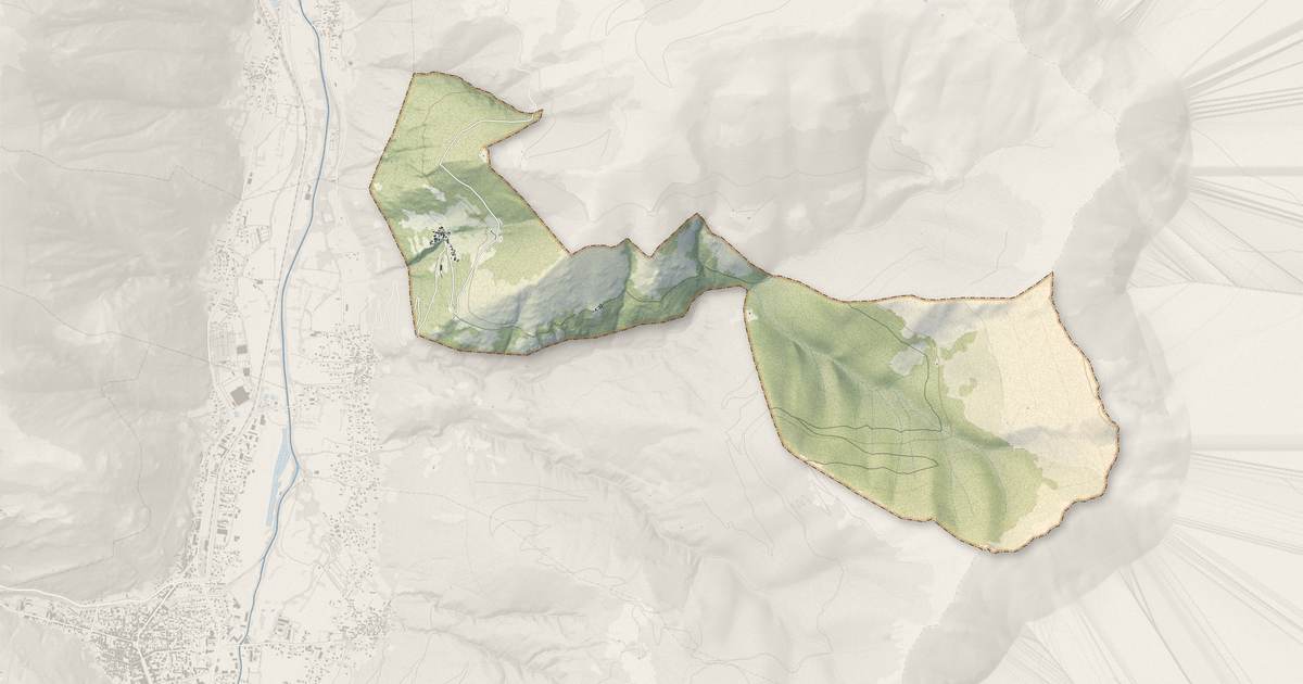 Portrait cartographique de Sode : relief, eau, forêts, bâti et voies, calculés à partir des données de l'IGN