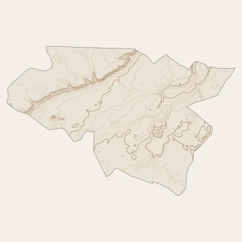 Tournefeuille : courbes de niveau