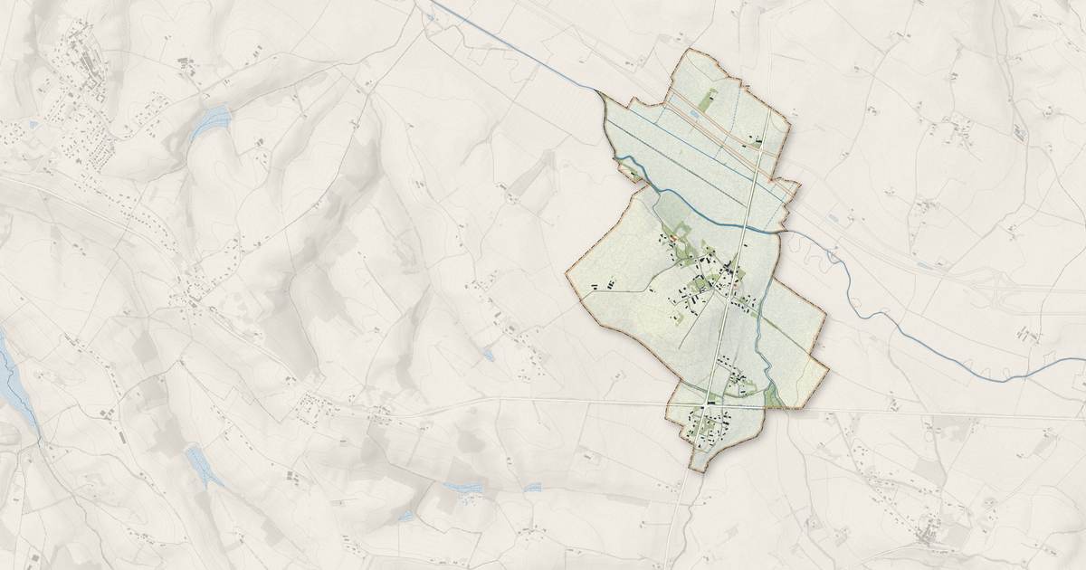 Portrait cartographique de Vendine : relief, eau, forêts, bâti et voies, calculés à partir des données de l'IGN