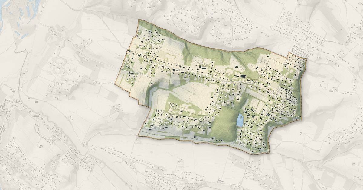 Portrait cartographique de Vigoulet-Auzil : relief, eau, forêts, bâti et voies, calculés à partir des données de l'IGN