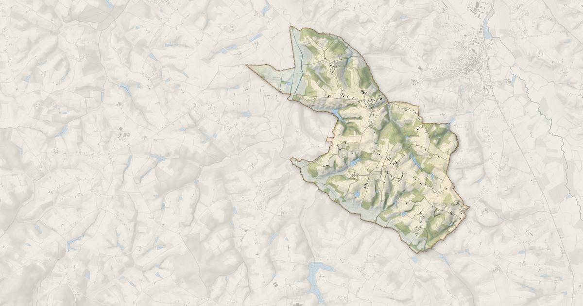 Portrait cartographique de Arblade-le-Haut : relief, eau, forêts, bâti et voies, calculés à partir des données de l'IGN